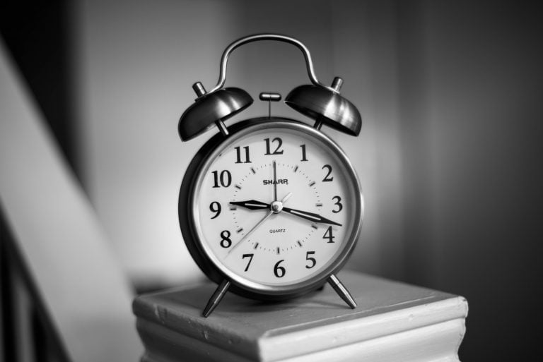 grayscale photo of twin bell alarm clock 723675